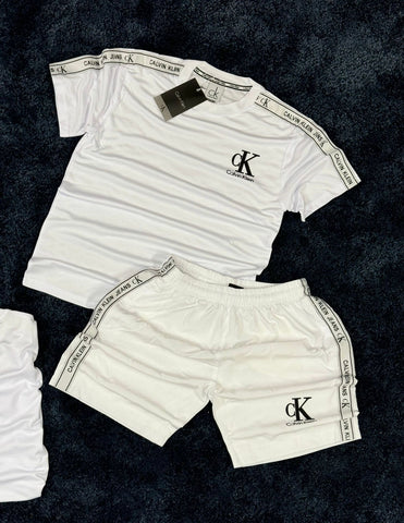 Conjunto verano calvin klein blanco