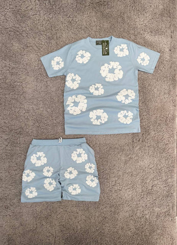 Conjunto Denim azul claro verano