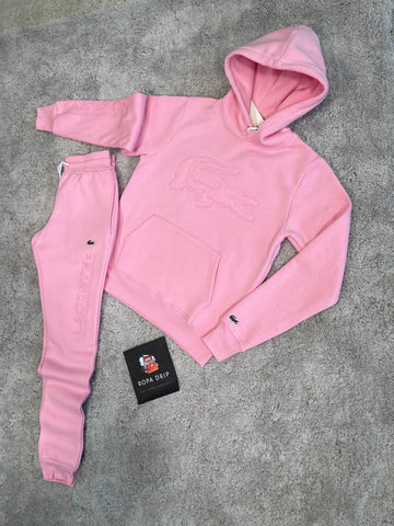 Chandal Lacoste rosa