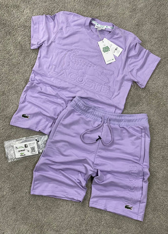 Conjunto verano Lacoste  morado