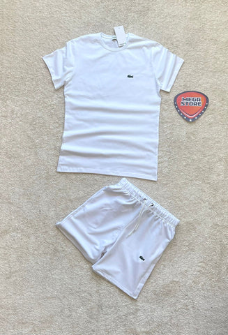 Conjunto Lacoste verano blanco